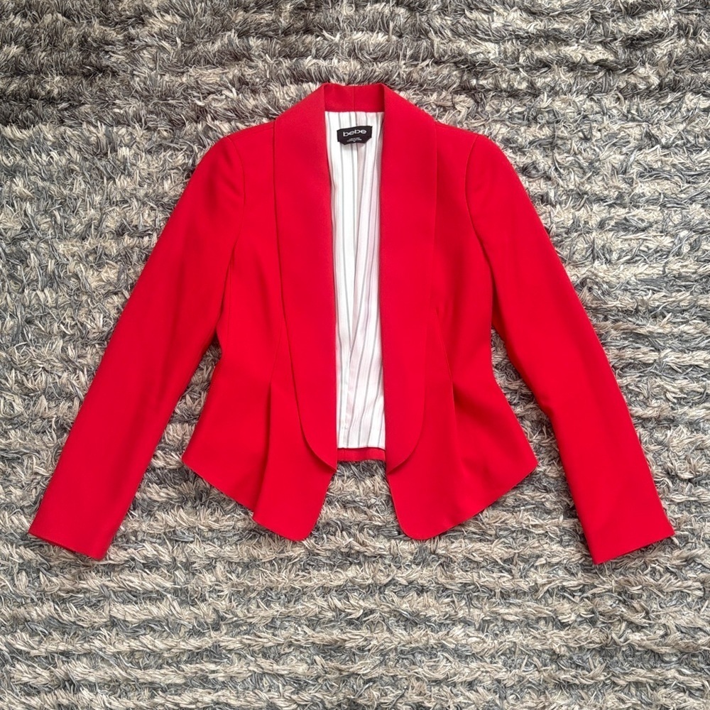 bebe Red Women's Blazer
